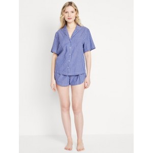 Poplin Pajama Short Set Hot Deal