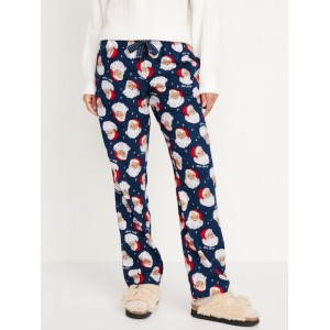 Mid-Rise Flannel Pajama Pants
