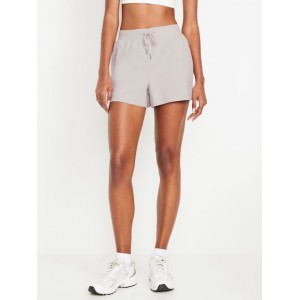 High-Waisted PowerSoft Shorts -- 3-inch inseam