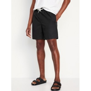 Solid Swim Trunks -- 7-inch inseam