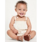 Ruffled Tie-Knot Cami and Bloomer Shorts Set for Baby Hot Deal