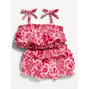 Cami Tie-Knot Ruffled Top and Bloomer Shorts Set for Baby Hot Deal