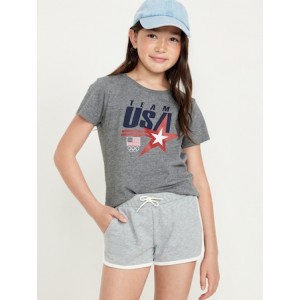 Short-Sleeve Team USA Graphic T-Shirt for Girls