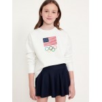 IOC Heritageⓒ Graphic Crew-Neck Sweatshirt for Girls