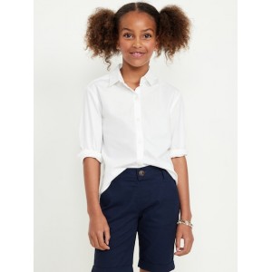 School Uniform Long-Sleeve Shirt for Girls Hot Deal