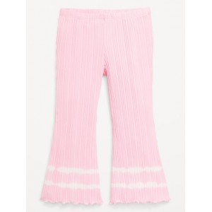 Textured Rib-Knit Flare Leggings for Toddler Girls