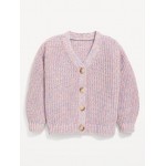 Button-Front Cardigan Sweater for Toddler Girls