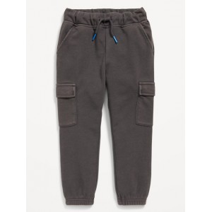 Functional Drawstring Cargo Joggers for Toddler Boys