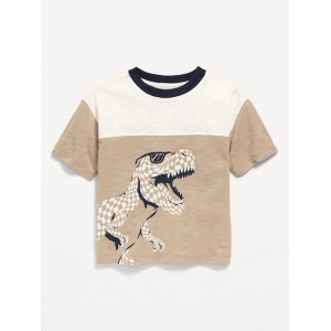 Oversized Color-Block T-Shirt for Toddler Boys