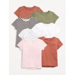Softest Short-Sleeve T-Shirt 7-Pack for Girls Hot Deal