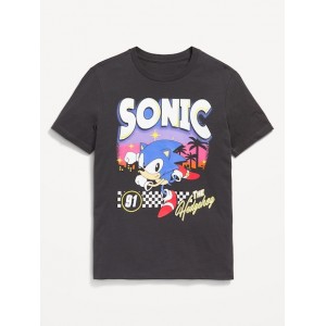 Sonic The Hedgehog Gender-Neutral Graphic T-Shirt for Kids Hot Deal