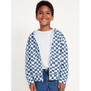 Printed Zip-Front Hoodie for Boys Hot Deal
