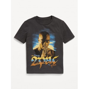 Tupac Gender-Neutral Graphic T-Shirt for Kids Hot Deal
