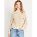 Shaker-Stitch Sweater