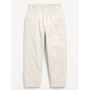 Loose Ruffle-Trim Pull-On Pants for Girls