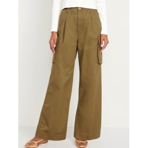 Extra High-Waisted Super Wide-Leg Cargo Pants