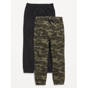 Twill Jogger Pants 2-Pack for Boys