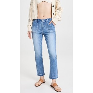 Mayslie Straight Ankle Jeans
