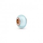 Matte Blue Murano Glass Charm - Pandora Rose