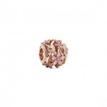 Openwork Pink Daisy Flower Charm - Pandora Rose