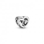 Entwined Infinite Hearts Charm