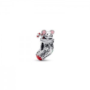 Festive Mouse & Stocking Charm * LIMITED *