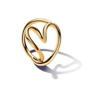 Organically Shaped Heart Ring - Pandora Shine