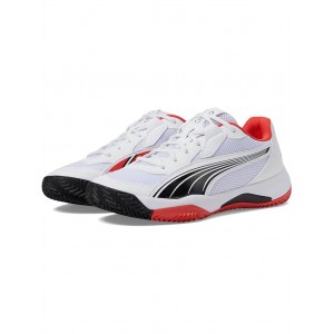 The Nova Court Pickleball Sneaker Puma White/Puma Black/Active Red