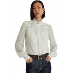 Crinkle Georgette Blouse Muted Moss