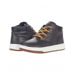 Polo Court Sneaker Boot (Little Kid) Black Burnished
