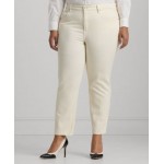 Plus Size Mid-Rise Tapered Ankle Jeans