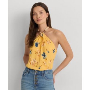 Womens Floral Halter Top