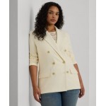 Plus Size Double-Breasted Blazer