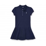 Polo Ralph Lauren Kids Short-Sleeve Polo Dress (Big Kids)