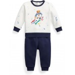 Polo Ralph Lauren Kids Polo Bear Fleece Sweatshirt & Pants Set (Infant)
