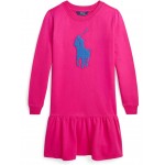 Polo Ralph Lauren Kids French Knot Big Pony Fleece Dress (Big Kid)