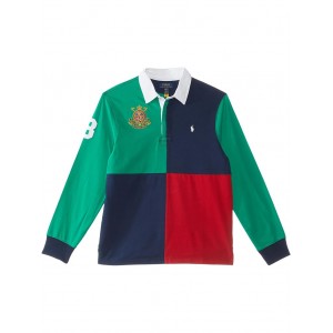 Polo Ralph Lauren Kids Color-Blocked Cotton Jersey Rugby Shirt (Big Kids)