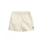 Boys Cotton Twill Pull-On Shorts - Baby