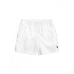 Boys Cotton Twill Pull-On Shorts - Baby