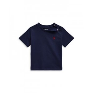 Boys Embroidered Pony Cotton Tee - Baby