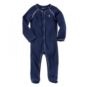 Boys Layette Solid Footie - Baby