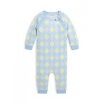 Boys Argyle Cotton Sweater Coverall - Baby