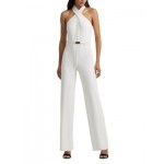 Belted Jersey Jumpsuit