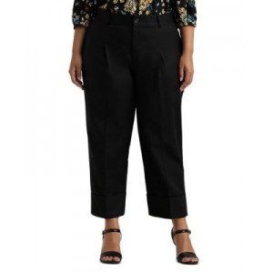 Plus Double Faced Stretch Ankle Pants