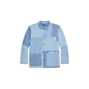 POLO RALPH LAUREN CLASSIC FIT PATCHWORK CHAMBRAY SHIRT