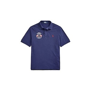 POLO RALPH LAUREN CLASSIC FIT FLAG-EMBROIDERED POLO SHIRT