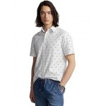 Classic Fit Anchor Logo Oxford Shirt Classic Anchors/White