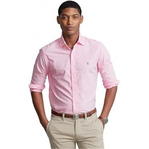 Classic Fit Garment Dyed Oxford Shirt Carmel Pink