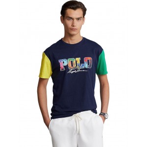Classic Fit Color-Blocked Logo T-Shirt Cruise Navy Multi