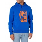 Big Pony Logo Double-Knit Hoodie Pacific Royal